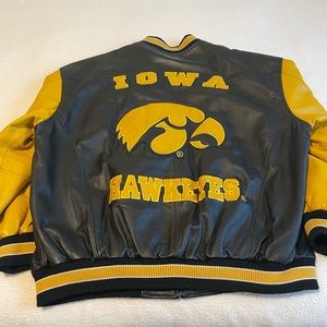 Iowa Hawkeye's XXL Leather Jacket